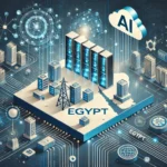 Web Hosting in Egypt A Square Illustration Representing The Concept Of Web Hosting In Egypt Featuring Modern Data Centers With Glowing Server Racks A Map Of Egypt With D