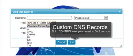 custom DNS