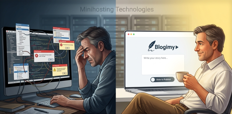 Blogimy Plugin By Minihosting Technologies Empowers Non Technical Users